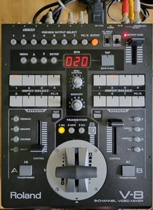 Roland V-8 8 Channel Video Mixer W/ Power & Cords - Picture 1 of 13