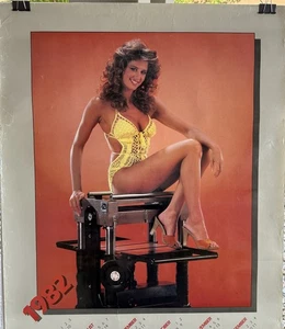 Poster calendario Miss Makita Tools 1982 sexy bikini ragazza pinup originale - Foto 1 di 19