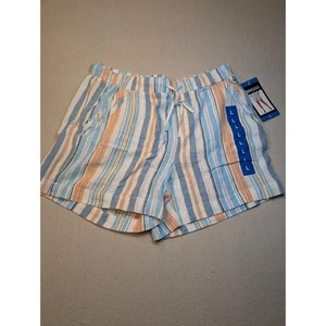Pantaloncini estivi da donna Briggs New York in misto lino nuovi con etichette taglia L - Foto 1 di 5