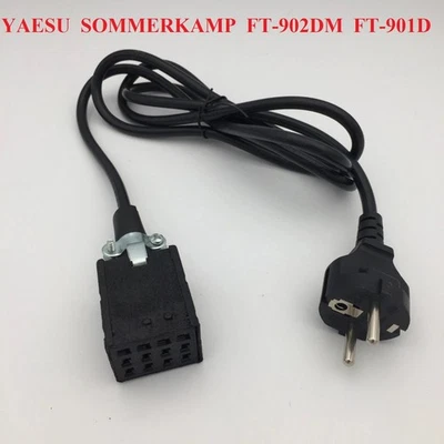 Yaesu Sommerkamp FT-902DM FT-901DM FT-902 901 AC Power Cord cable Netzkabel Kabel - Bild 1 von 4