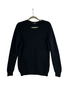 Charter Club Sweater Womens Large Pullover Black Luxury Preppy Cashmere Casual - Picture 1 of 9