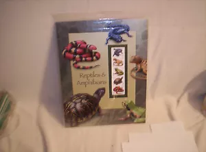 Briefmarken Reptilien & Amphibien fünf 37 Cent Briefmarkentafeln von USPS Commemorative - Bild 1 von 3