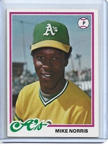 Mike Norris 1978 Topps Baseballkarte #434 - Oakland Athletics - Bild 1 von 2