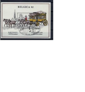 Belgie cob blok 59 (1982) used first day - Imagen 1 de 1