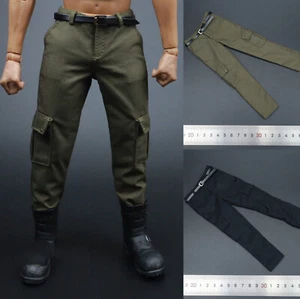 1/6 Doll Model Man Combat Pants Casual Trousers Fit 12" Soldier Action Figure - Picture 1 of 5