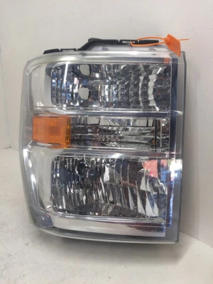 Headlight Damaged Right RH Ford E 350 Super Duty E 150 E 250 XL XLT 08-14 OEM - Image 1 of 4