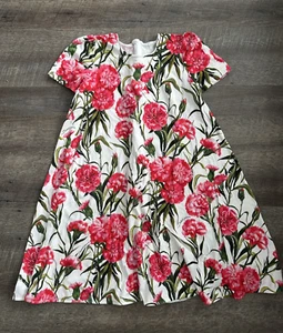 Authentic DOLCE & GABBANA Girls Floral Carnation Dress 11 - 12 - Picture 1 of 7