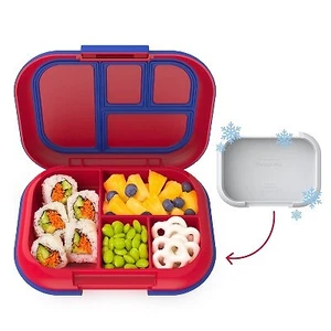 Bentgo Kids' Chill Lunch Box, 4 Compartments & Removable Ice Pack