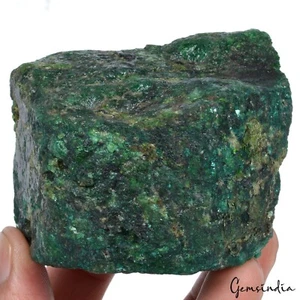 1710 Ct Natural Brazilian Green Emerald Raw Rough Rock Crystal Minerals Huge Gem - Picture 1 of 6