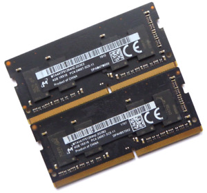 LAPTOP RAM - 2x MICRON | 4GB | DDR4 | 1Rx16 | PC4-2400T | PC4-19200 | 260P