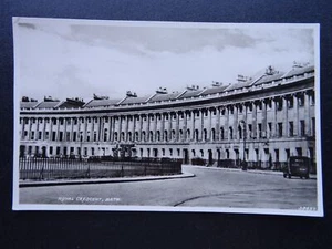 Somerset BATH The Royal Cresent - Old RP Postcard - Picture 1 of 3