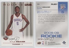 2008-09 Skybox Rookie Ruby /50 Kyle Weaver #224 Rookie RC