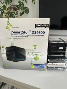 Promise SmartStor DS4600 4-Bay DAS with 7 HDDs (Total 3.2 TB Storage) - Afbeelding 1 van 10
