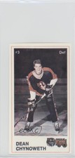 1985-86 Medicine Hat Tigers WHL Police Dean Chynoweth #9