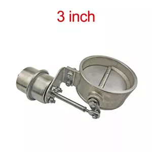 3" Exhaust Control Valve Vacuum Actuated Closed Downpipe Steel 3 Inch - Picture 1 of 15