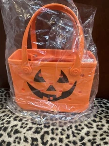 Bitty Bogg Bag Bogg-O-Lantern Halloween ๐ Orange Treat Tote SOLD OUT NEW - Picture 1 of 7