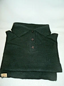 LADIES DICKIE--Collar/Button---Black--Knit Acrylic-----Vintage - Picture 1 of 1