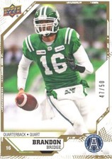 2019 Upper Deck CFL Football Gold Parallel Singles You Pick -- #1--#198 of /50
