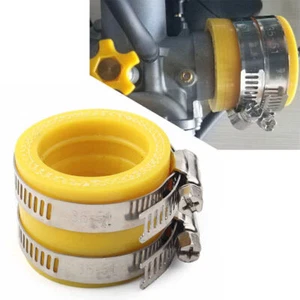 Colector de admisión adaptador de goma de carburador amarillo para carburador PWK 21/24/26/28/30 mm - Imagen 1 de 4
