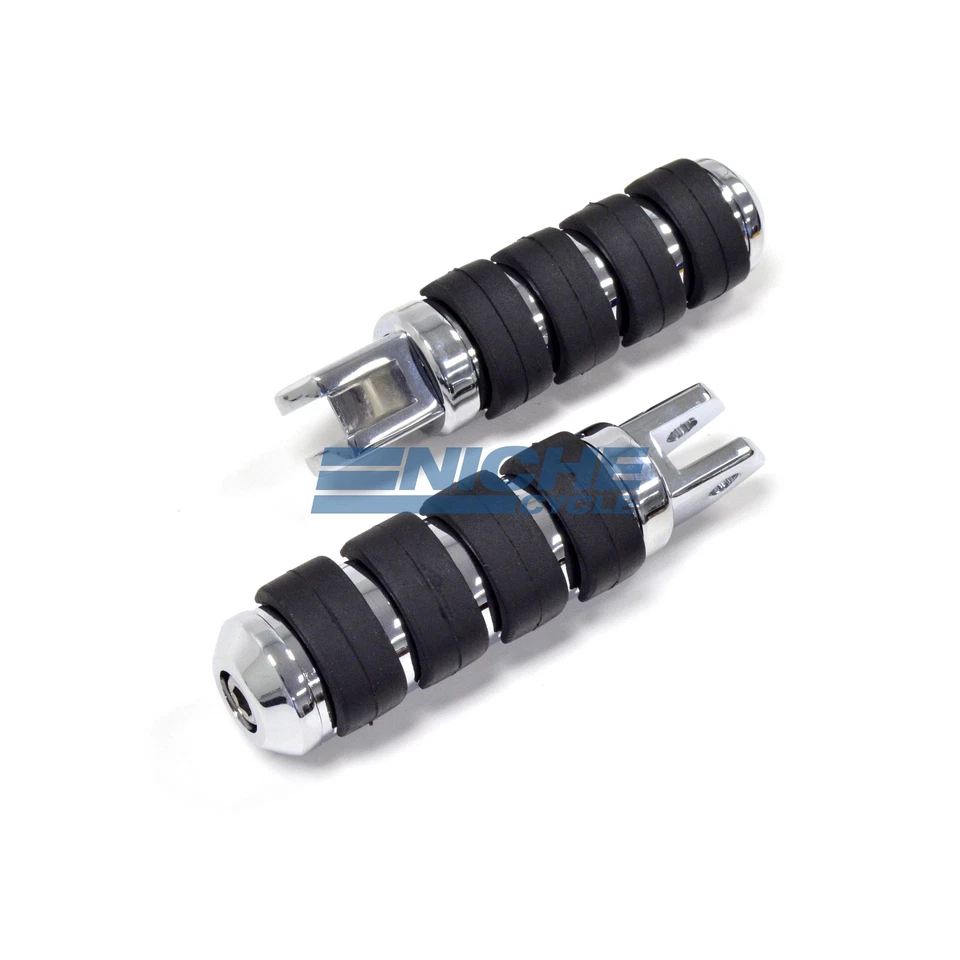 Yamaha Virago 700 XV700 1984-1987 reposapiés delanteros cromados Buffalo personalizados Foto 1 de 1