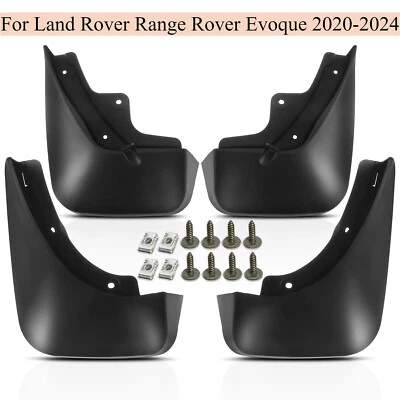 4x Splash Guards Mud Flaps Mudguards For Land Rover Range Rover Evoque 2020-2024 - Image 1 of 4