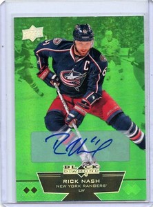 2012-13 Black Diamond Emerald #108 Rick Nash AU 10/10
