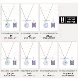 Collana BTS STONE HENgE MOMENTO DI LUCE + BTS SET CIONDOLO DESTINO VER + TRACCIAMENTO NUDO - Foto 1 di 16