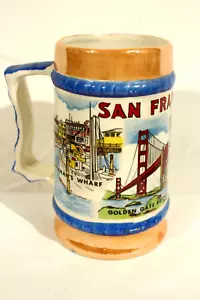 San Francisco Cup Souvenir Mug Stein Collectible 5.5" Vintage - Picture 1 of 6