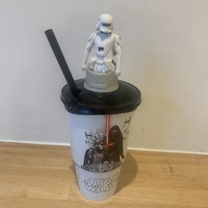 GOLDEN LINK Star Wars The Force Awakens Plastic Mug Unused C/W Straw - Picture 1 of 5