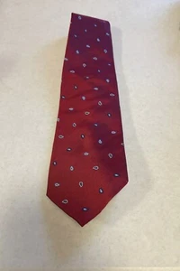 cravatta uomo charles tyrwhitt rossa con disegno paisely - Foto 1 di 3