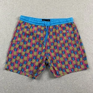 Pantalones Cortos de Natación Public Record Para Hombres XL Elastizados Tabla Bañador Surf Piña Fiesta Rosa - Imagen 1 de 19
