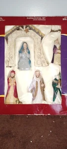 Weihnachtskrippe Weihnachtszeit, inspirierende beschriftete Schrift 7-teilig Weihnachten - Bild 1 von 8