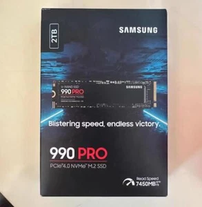 New Samsung 990 PRO 2TB Internal SSD PCIe 4.0 x4 NVMe M.2 2280 MZ-V9P2T0 - Picture 1 of 2