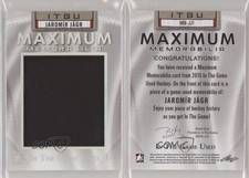 2014-15 ITG Used Maximum Memorabilia Silver Prismatic /5 Jaromir Jagr #MM-JJ1