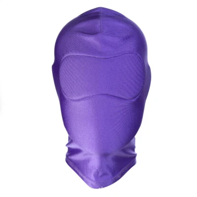 New Sexy Unisex Mask Slave Costume Spandex Full Hood Face Head Cover Role Play - Image 1 of 4