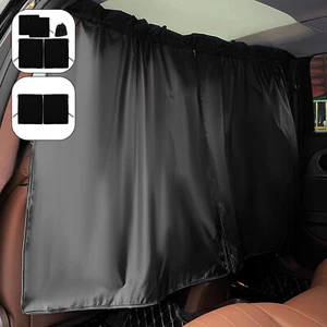 3pcs Car Van Motorhome Divider Privacy Partition Detachable Blackout Curtains^ - Picture 1 of 11