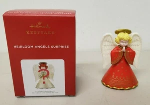 Hallmark Keepsake Christmas Ornament Heirloom Angels Surprise Red Dress 2021 New - Picture 1 of 11