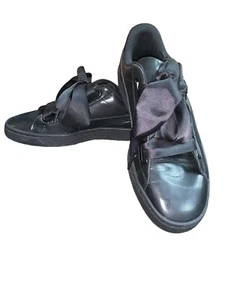 Puma Basket Classic Xxi Lace Up Black Sneakers Casual Shoes Size 8.5 - Picture 1 of 6