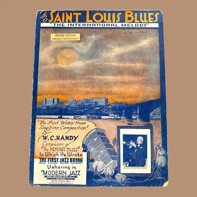 Partituras de blues de St. Louis W.C. Práctico Ukelele Sobre Cubierta Jazz Revisado Edición De Colección Foto 1 de 4