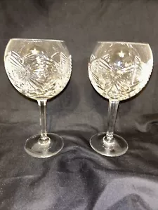 2 Waterford Kristall Millennium Glück Ballon Weinkelche Toasten - Bild 1 von 6