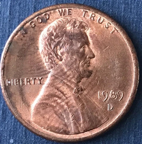 1989 d Lincoln cent mint error, Double Die Coin Cover