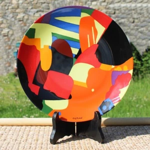 Assiette plate vintage par Roland Bierge / Centenaire Mutuelle des Pharmaciens - Imagen 1 de 6