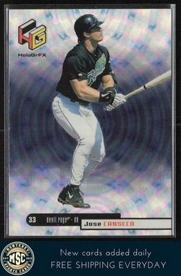 Jose Canseco 1999 Upper Deck HoloGrFX #55 NM-MT OR BETTER Tampa Bay Devil Rays - Image 1 of 2