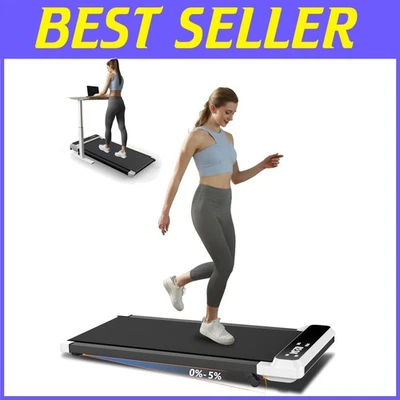 2-in-1 Portable Walking Pad: Under Desk Treadmill for Home & Office Fitness - Image 1 of 4