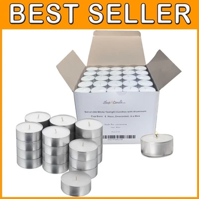 Luces de té limpias en tazas de metal - Paquete de 250 Foto 1 de 4