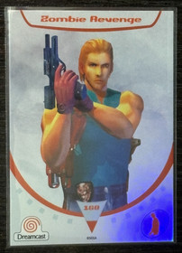LIMITED RUN GAMES - SEGA DREAMCAST TRADING CARD - ZOMBIE REVENGE FOIL #168