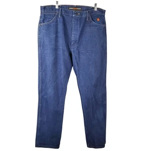 Wrangler FR Flame Resistant Jeans Men’s 38x34 Slim Fit Workwear Safety Denim - Picture 1 of 8
