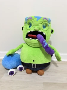 Greg der Zombie grün Plüsch mit abnehmbarem Darm & Gehirn lustiges Geschenk Kinder - Bild 1 von 5