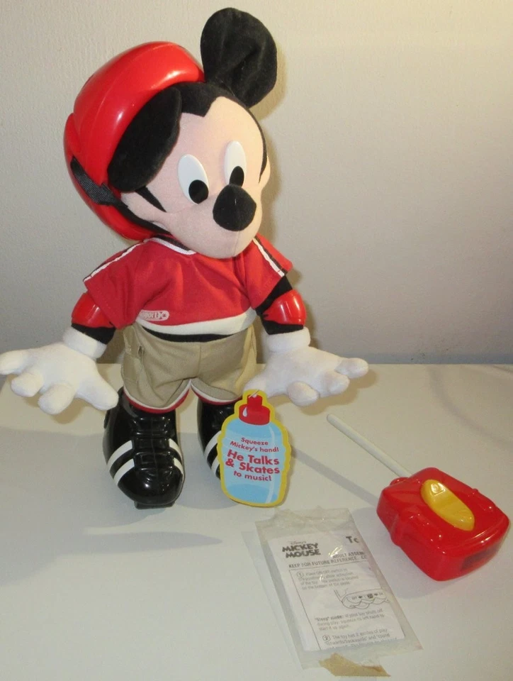 Disney Talk 'n Skate Mickey Mouse Fisher Price Mattel Juguete 2000 Probado Funciona  Foto 1 de 4