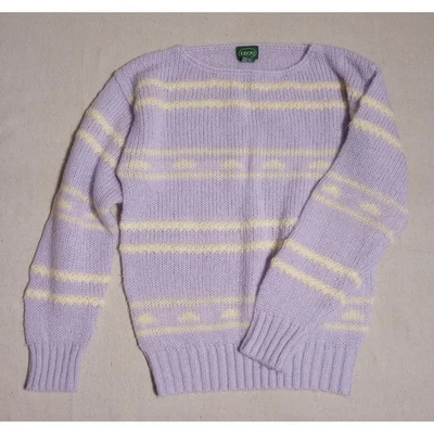 Suéter de lavanda vintage feminino IZOD's tamanho P - Imagem 1 de 4